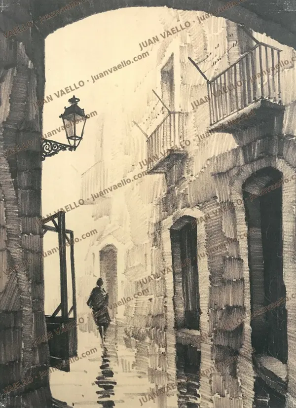 Carrer Vermell, obra de Juan Vaello